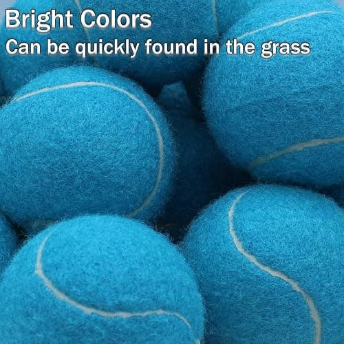 SHYUJAJIE Tennis Balls, 20 Pack Training Tennis Balls,High Elasticity Practice Tennis for Beginner, Exercise Playing Balls for Pet Dog thumbnail 3