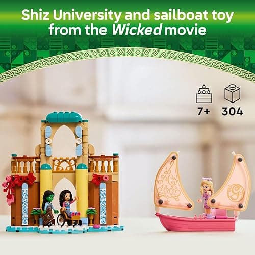 LEGO Wicked Glinda, Elphaba & Nessarose at Shiz University Building Toys - Gifts for Birthdays - Wicked Toys for Kids, Girls & Boys, Age 7+ - 75681 thumbnail 3