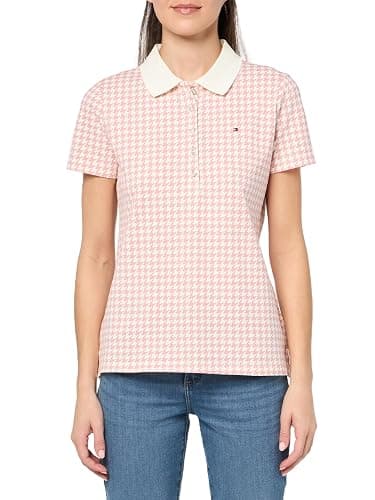 Tommy Hilfiger Damen Puff Sleeve Polo Tee T-Shirt - Image 1