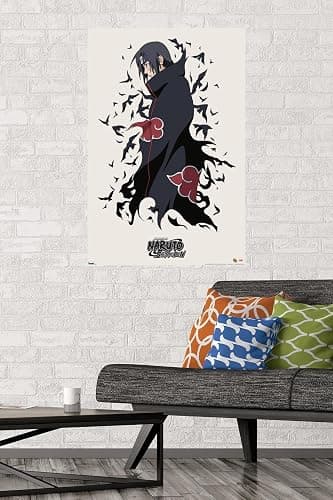 Trends International Naruto Shippuden - Itachi Wall Poster, 22.375" x 34", Poster & Mount Bundle thumbnail 2