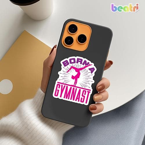 BEATRI Gymnastics Stickers 50Pcs Vinyl Waterproof Gymnastics Gifts Decor | Non-Repeating Decals, High-Definition Print for Laptop, Luggage, Water Bottle, Journaling & Travel Gear thumbnail 6