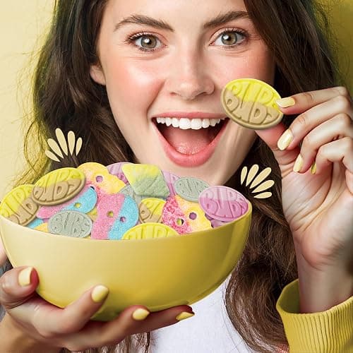 Bubs Swedish Candy Mix - Authentic Sweet and Sour Swedish Gummies - 1 Pound of Godis From Sweden - Big Ovals, Dizzy Skulls, Tutti Frutti and More - Foam Candy - Perfect Gift for Candy Lovers 🎁 thumbnail 2
