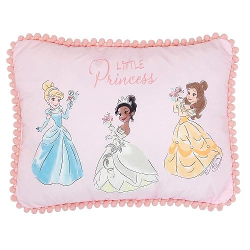 Disney Princesses Pink Decorative Baby/Nursery Throw Pillow - Image 1