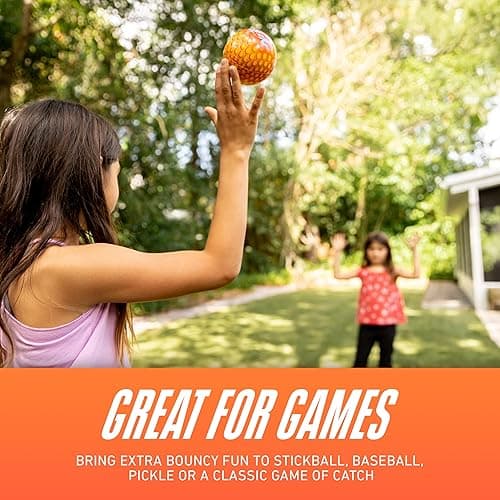 NERF Super High Bounce Ball - 2 Balls Included - Durable and Lightweight for Indoor and Outdoor Fun thumbnail 6