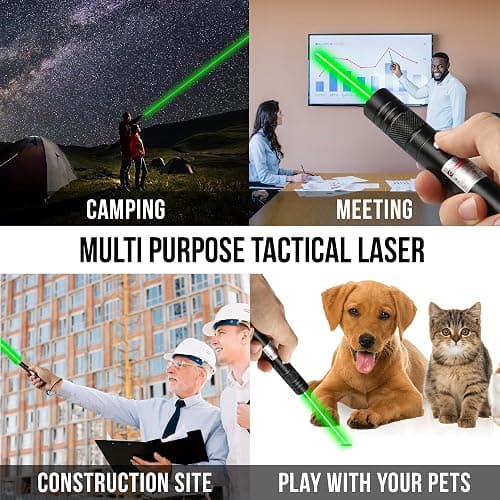 HITEKK Green Laser Pointer | High Power Lazer Pointer | Rechargeable Tactical Lazer | Long Range Laser Pointer thumbnail 5