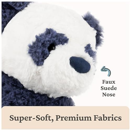 GUND Cozys Collection Panda, Panda Bear Stuffed Animal, Plush Toy for Ages 1 and Up, Navy Blue, 10” thumbnail 5