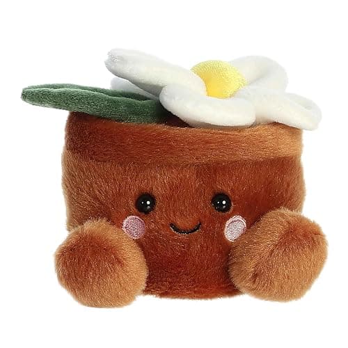 Aurora Palm Pals 4.5" Junie Daisy Adorable Plush | Bean-filled understuffed bodies with collectible personalities - Image 1