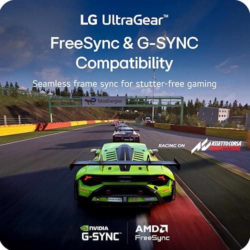 LG 24G411A-B 24-inch Ultragear Full HD (1920 x 1080) IPS Gaming Monitor, 144Hz (O/C), 1ms MBR, NVIDIA G-Sync Compatible, AMD FreeSync, HDR10, HDMI, DisplayPort, Slim Stand, Black thumbnail 5