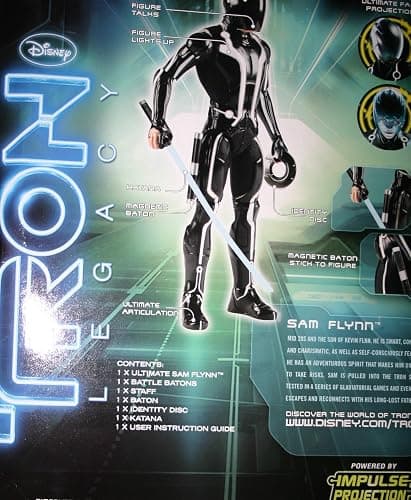 TRON Legacy Sam Flynn Ultimate 12-Inch Action Figure thumbnail 4