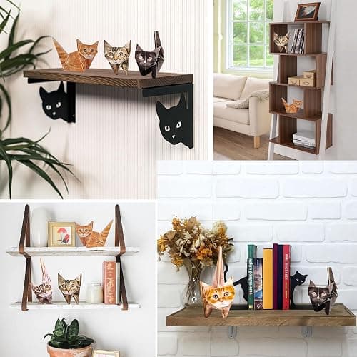 Dreaku Paper Cats Origami Kit, 50pcs DIY 3D Origami Animal Kit, Creative Craft Activity for Adults Kids Animal Lovers, Handmade Cat Desk Decoration Gift (Cat) thumbnail 5