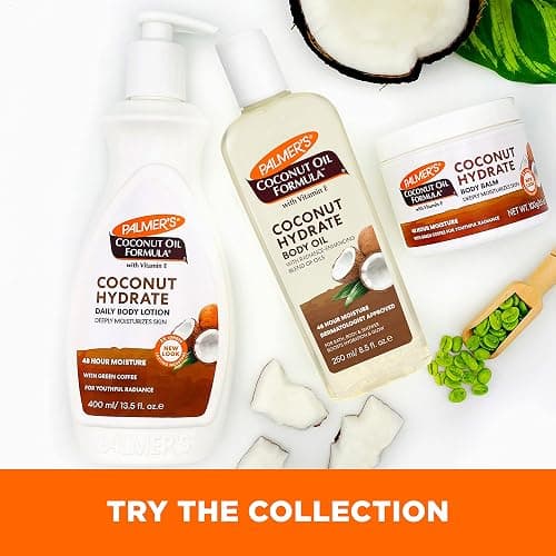 Palmer's Coconut Oil Formula Body Oil, Body Moisturizer with Green Coffee Extract, Bath Oil for Dry Skin, 8.5 Ounces (Pour Cap) thumbnail 4