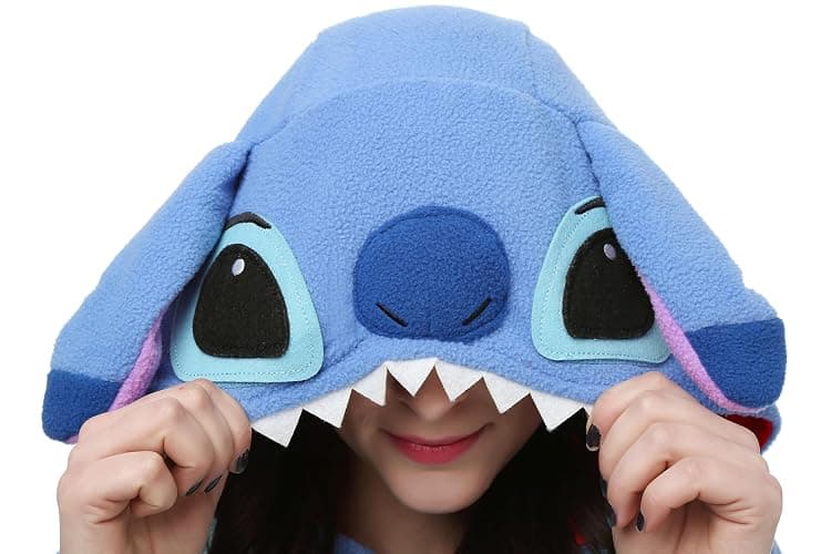 Wishliker Adult Onesie Animal Pajamas Halloween Cosplay Costumes Party Wear Blue thumbnail 6