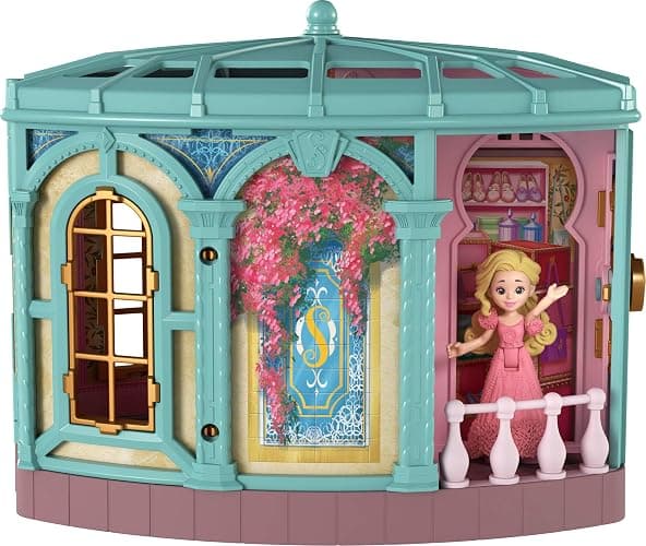 Mattel Universal Pictures’ Wicked So Popular Dorm Small Doll Playset with 3 Play Spaces & 9 Accessories, Inspired by The Movie thumbnail 6