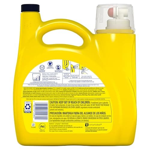 Tide Simply Clean & Fresh Liquid Laundry Detergent, Berry Blossom Scent, 89 loads, 117 fl oz thumbnail 7