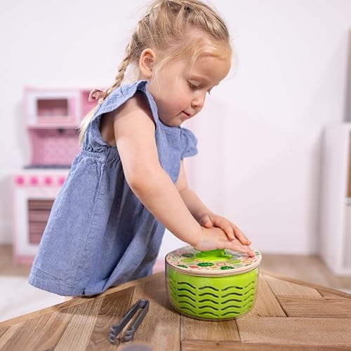 Melissa & Doug Salad Spinner Play Set, Pretend Play Food for Boys and Girls Ages 3+ thumbnail 7