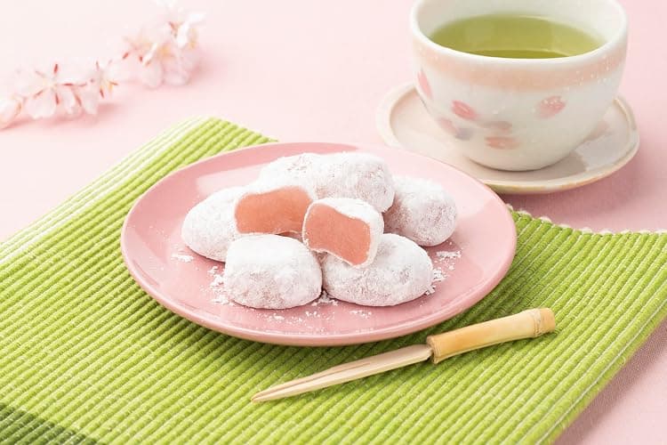Sakura Mochi Traditional Japanese Wagashi Sweets thumbnail 2