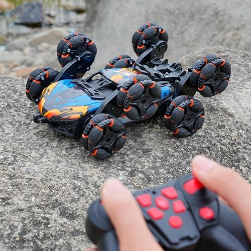 NEXBOX Cool 8 Wheels Hand Controlled rc Stunt Car Toys, Gesture Sensing Remote Control Cars for Boys Age 6 7 8-12 13 14 Year Old, Birthday Gifts Ideas for Kids thumbnail 8