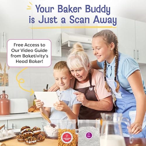Baketivity x Duff Goldman S'mores Sandwich Cookies Baking Kit for Kids | Baking Set with Pre-Measured Ingredients, Decorating Supplies, and STEM Activities for Girls and Boys Ages 6-12 thumbnail 8