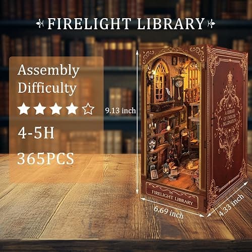 Firelight Library (Book Nook) thumbnail 3