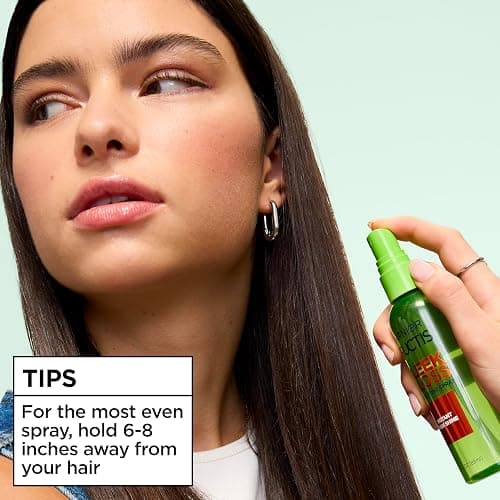 Garnier Fructis Style Brilliantine Shine Glossing Spray for High Shine Finish, Argan Oil, 3 Fl Oz, 3 Count (Packaging May Vary) thumbnail 8