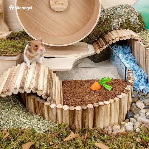 Niteangel Natural Coco/Cork Hamster Bedding Pet Litter for Dwarf Syrian Hamsters, Gerbils, mices, Degus or Other Small Animal (Coco Peat) thumbnail 2
