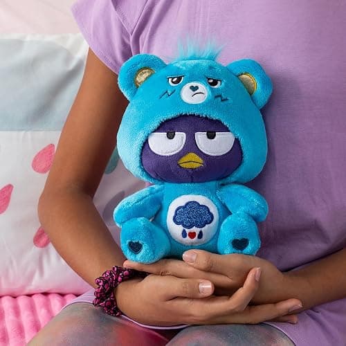 Care Bears - Badtz-Maru Dressed As Grumpy Bear 8" Fun-Size Plush, Blue - Soft, Huggable Bestie! – Good for Girls and Boys, Employees, Collectors, Ages 4+ thumbnail 7