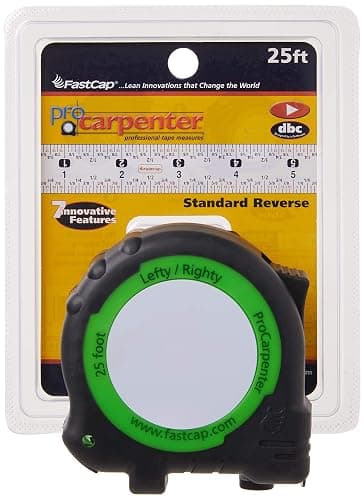 Fastcap PSSR-25 25-Foot ProCarpenter Lefty/Righty Standard Measuring Tape thumbnail 2