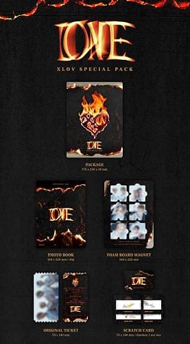 XLOV I ONE 2nd Single Album with Tracking Sealed (Special Pack Version) thumbnail 2
