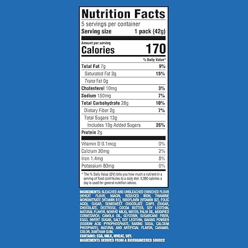 CHIPS AHOY! Baked Bites, Blondie, 5-1.5 oz Snack Packs (5 Bites per Pack) thumbnail 2
