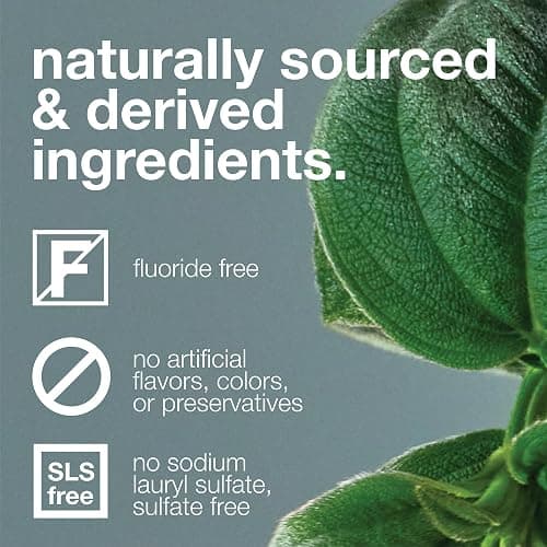 Davids Fluoride Free Toothpaste, Teeth Whitening, Antiplaque, SLS (Sulfate) Free, Promotes Enamel Health, Mouth & Gum Detox, EWG Verified, Peppermint, 5.25oz thumbnail 3