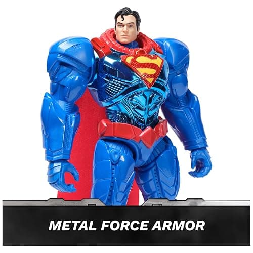 DC Comics, Metal Force Superman Action Figure, 12-Inch Extra Large Super Hero Collectible Kids Toys for Boys and Girls Ages 4 and Up thumbnail 3