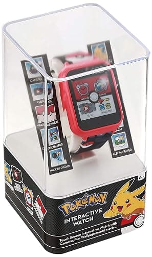 Accutime Pokemon Pokeball Touchscreen Kids Smart Watch - Red Interactive Educational Toy Watch with Camera, Alarm, Calculator for Boys & Girls - POK4230AZ thumbnail 6