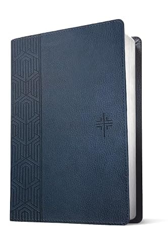 NLT Premium Gift Bible, Filament Enabled, Blue Cross: New Living Translation, Blue Cross, Leatherlike, Premium Gift, Filament Enabled, Red Letter With Ribbon Marker thumbnail 6