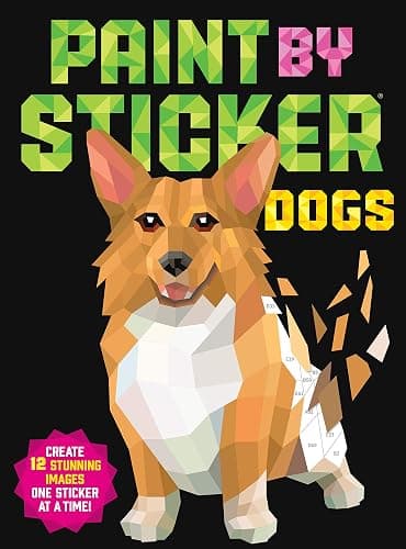 Paint by Sticker (Official): Dogs: Create 12 Stunning Images One Sticker at a Time! - Image 1