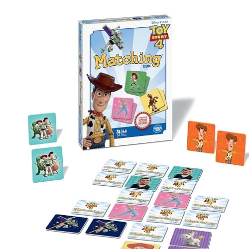 Wonder Forge Toy Story 4 Matching Game | Build Focus and Memory with Woody, Buzz, and Beloved Pixar Characters | Fun and Engaging Activity for Kids Ages 3+ - Image 1