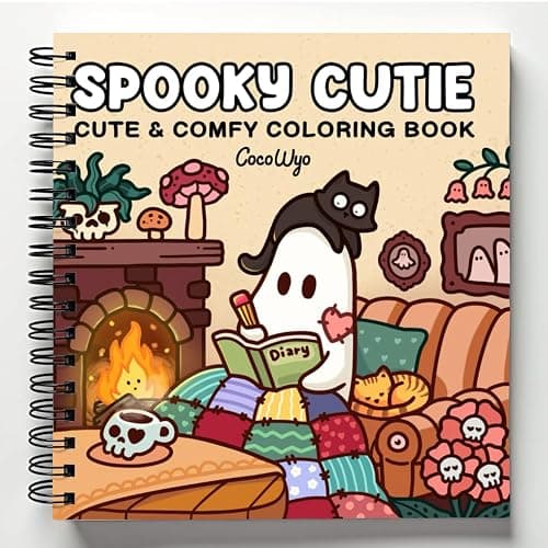 Spooky Cutie Coloring Book - Image 1