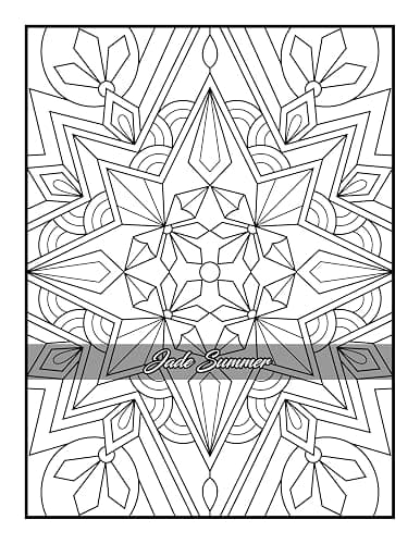 100 Amazing Patterns: An Adult Coloring Book with Fun, Easy, and Relaxing Coloring Pages thumbnail 56