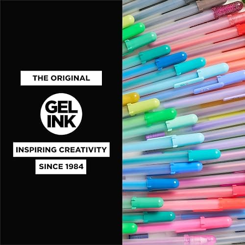 SAKURA Gelly Roll Gel Pens - Fine, Medium & Bold Tip Ink Pens for Journaling, Art, or Drawing - For Art Gifts, Holiday Gifts & DIY Projects - Classic White Ink - 05/08/10 Assorted Tip Sizes - 6 Pack thumbnail 7