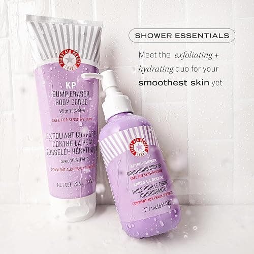 First Aid Beauty - After-Shower Nourishing Body Oil, Hydrates Skin & Locks In Moisture with Skin-Loving Lipids Jojoba Seed and Grapeseed Oil, Safe for Sensitive Skin, 6 oz thumbnail 4