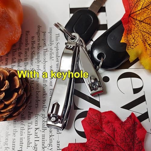 ULYSIA Nail Clippers Set, Ultra Sharp Stainless Steel Fingernail and Toenail Clipper Cutters,Travel Nail Kit for Men Women thumbnail 6