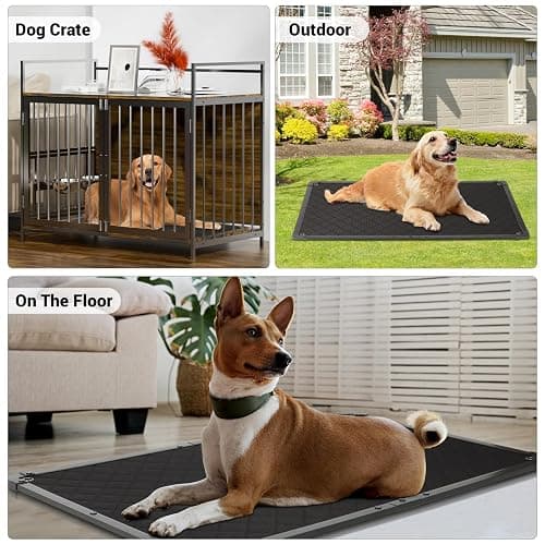 GRENTY Chew Proof Dog Crate Pad for Aggressive Chewers, Indestructible Dog Bed thumbnail 8