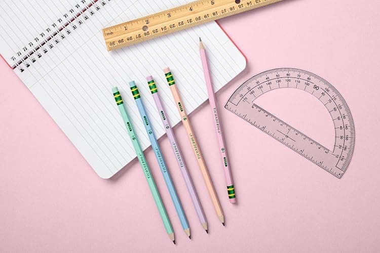 Ticonderoga Wooden Pencils, Pre-Sharpened, 2 HB Soft, Pastel Colors, 18 Count thumbnail 7