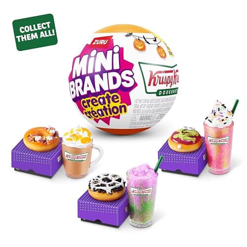 Mini Brands Create Krispy Kreme Series 1 Capsule by ZURU, Licensed Mini Collectibles, Mystery Blind Packaging, DIY, Resin Play, Replica Food, NOT Edible, 14+ thumbnail 7