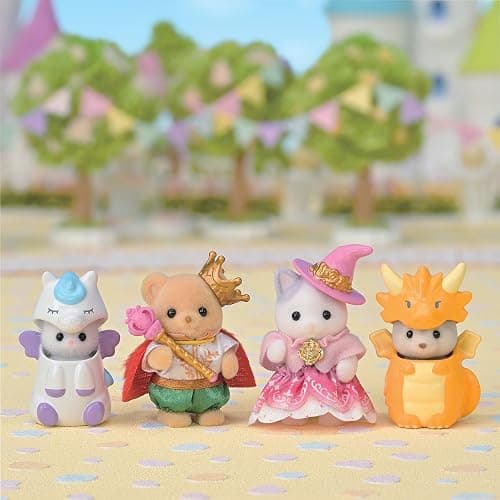 Calico Critters Fantastical Fairytale Friends Set, 4 Collectible Doll Figures with Accessories thumbnail 2