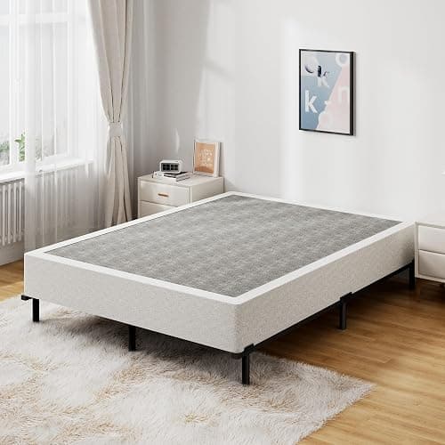 Snaye Queen Size Box Spring Bed Base 9 Inch, 3000lbs Heavy Duty Box Spring Queen Metal Mattress Foundation, Tool-Free Easy Assembly, Noise Free thumbnail 9