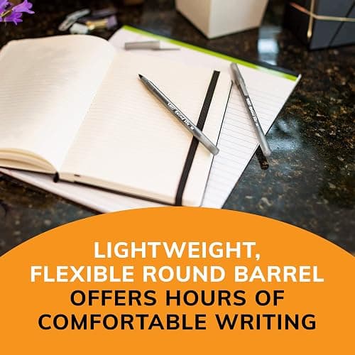 BIC Round Stic Xtra Life Assorted Ink Ballpoint Pens, Medium Point (1.0mm), 60-Count Pack of Bulk Pens, Flexible Round Barrel for Comfortable Writing, No. 1 Selling Ballpoint Pens thumbnail 5
