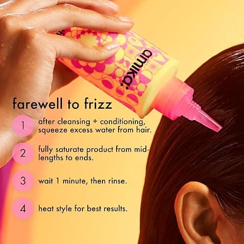 amika the shield anti-humidity spray | lightweight, invisible heat protection spray, contains UV filters, for smooth, frizz free hair thumbnail 8
