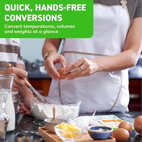 Kitchen Conversion Chart Magnet - Measurements Conversion Chart - Baking Supplies Baking Accessories Cooking Gadgets - Baking Kitchen Cooking Gifts for Women - Kitchen Gadgets thumbnail 2