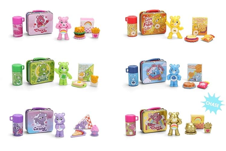 Jada Lunch Buddies – Collectible Mini Tin with Thermos, Figure & Food Accessories – 2-Inch Care Bears Toy – Care Bears & Friends – for Kids Ages 5+ (One Piece, Styles May Vary) thumbnail 2