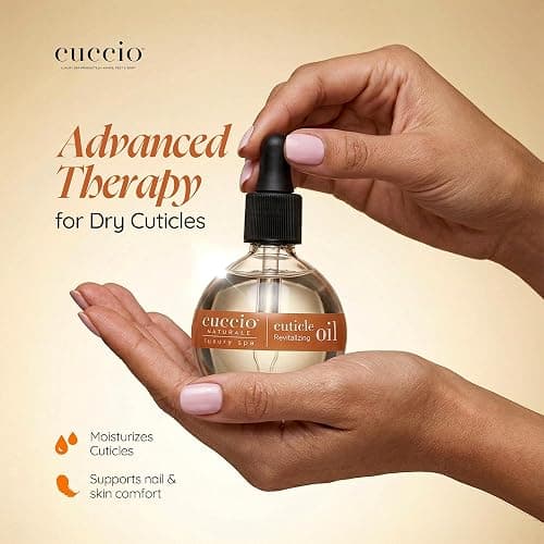 Cuccio Naturale Vanilla Bean & Sugar Revitalizing Cuticle Oil, Lightweight Fast-Absorbing Hydrating Nail & Cuticle Conditioner, Cold-Pressed Oils + Vitamin E, 2.30 Fl Oz thumbnail 2